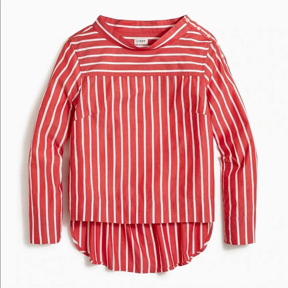 NWT J.Crew Funnelneck Shirt